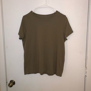 Madewell capped sleeve tee. Size L.